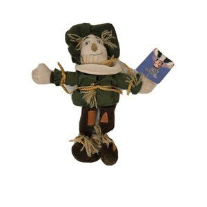 Warner Bros Studio Wizard‎ of OZ Scarecrow Doll Stuff Plush Green Plush 9" Toy